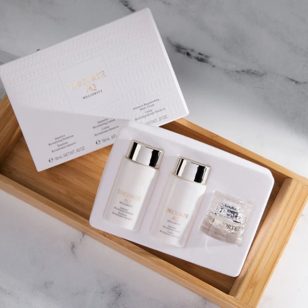 Decorte AQ Meliority Kit -Intensive Regenerating Multi Cream Revitalizing Lotion